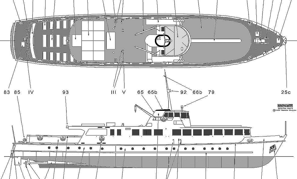 Plan PassengerShip Lilla Veneda